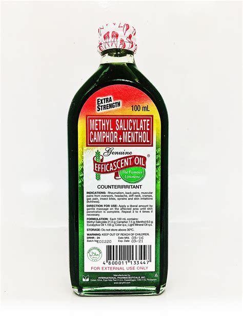 Efficascent Oil (Extra Strength) .